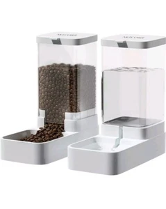 NKECOBJI Gravity Pet Feeder and Water Dispenser Set Automatic Dog Feeder - Picture 1 of 6