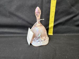 Fenton Art Glass Pink Opalescent Bell Flawless NEW IN BOX 