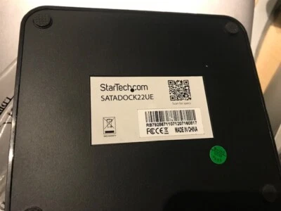 StarTech Dual 2.5/3.5" Drive eSATA USB 2.0 HDD Docking Station SATADOCK22UE - Image 1 of 3