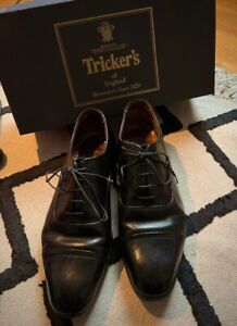 Tricker's 6140 Regent Cap-Toe Oxford Derby Black/Schwarz (UK 9,5 EU 43,5)