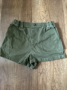 Madewell Shorts Green Women’s Size Medium 28 Waist Fashion Outdoor Shorts Ladies - Picture 1 of 12