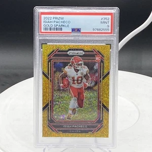 2022 PANINI PRIZM GOLD SPARKLE #352 ISIAH PACHECO ROOKIE RC #10/24 PSA 9 Mint! - Picture 1 of 2