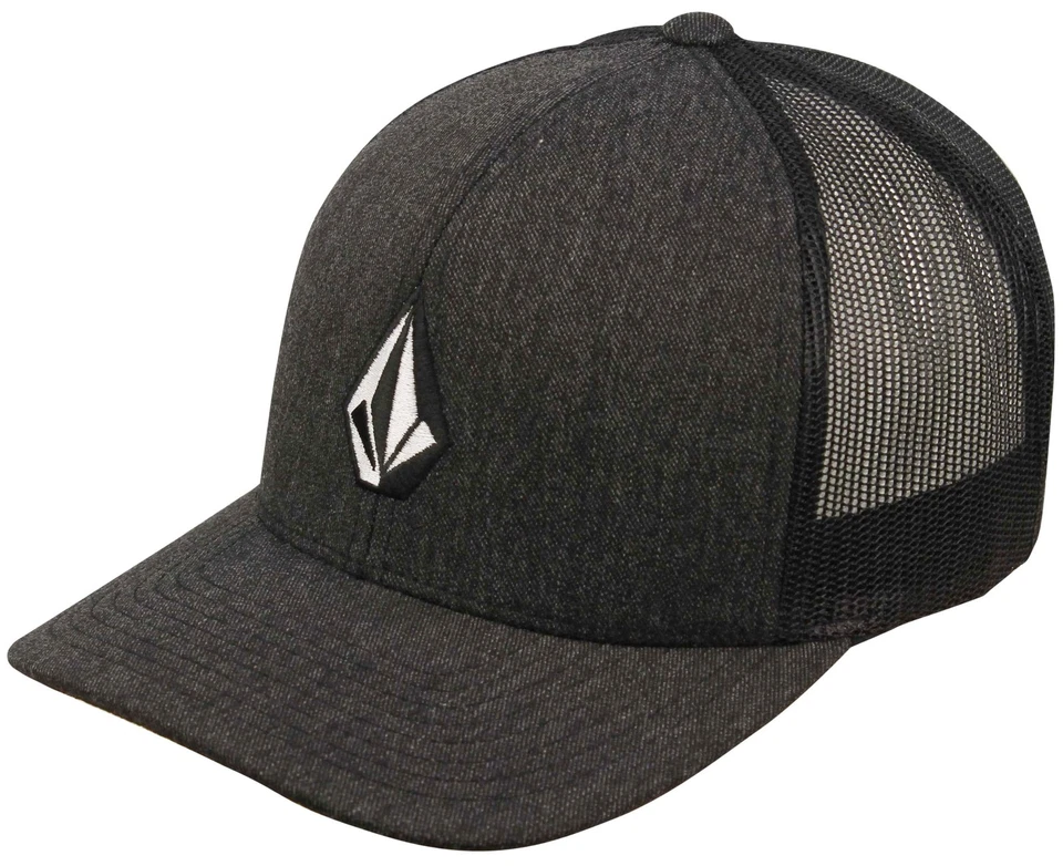 Volcom Full Stone Cheese Trucker Hat - Charcoal Heather - New - Image 1 of 1