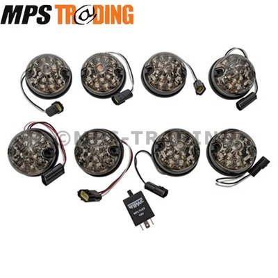 Land Rover Defender LED 73mm Smoked Light Set and Relay WIPAC S7005LED DA1190 - Image 1 of 4