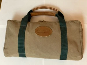 Juego de damas de ajedrez de viaje Eddie Bauer de colección bolsa de lona piezas de ajedrez LEER de colección - Imagen 1 de 10