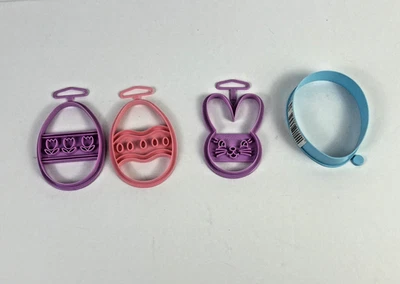 Juego de 3 cortador de galletas Wilton Spring Easter de 1993 - 1 cortador sin marca Foto 1 de 4