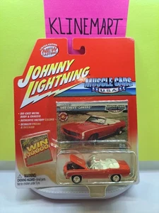 2004 JOHNNY LIGHTNING  1/64 1969 CHEVROLET CHEVY CAMARO RED CONVERTIBLE C18 - Picture 1 of 2