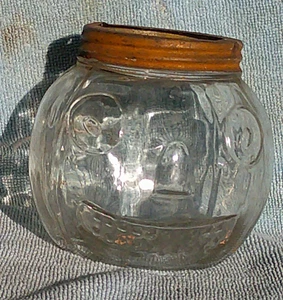 DECORACIÓN HALLOWEEN ~ GOOGLE EYE JACK O LINTERNA ~ TARRO DE CALABAZA DE VIDRIO ~ AÑOS 20 - Imagen 1 de 7