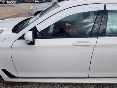 16-19 BMW 740i OEM DRIVER LEFT FRONT DOOR WHITE  - Image 1 of 4