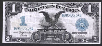1899 $1 SILVER CERTIFICATE BLACK EAGLE ~ FR 234 ~ NICE CHOICE VF/XF NOTE - Image 1 of 2