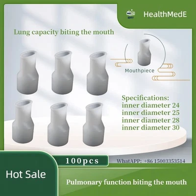 Многоразовые мундштуки для пикового расходомера SPM-A / SP10/SP80B/SP70B/W упаковка 100 шт. - Изображение 1 из 4
