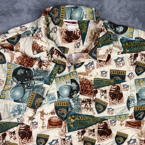 Camisa De Colección Jacksonville Jaguars Hombres 2XL ** Hawaiana Abotonada Todas Las Originales - Imagen 1 de 10