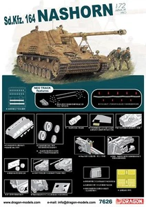 Dragon 7626 1/72 ARMOR PRO SD.KFZ.164 NASHORN NEO TRACK FEATURES 2020 NEW - Picture 1 of 1