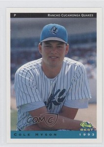 1993 Classic Best Rancho Cucamonga Quakes Cole Hyson #18