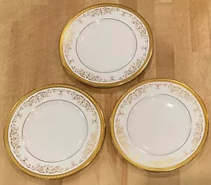 Three (3) Royal Doulton Belmont Salad Plates H4991 Bone China England 8" - Picture 1 of 7