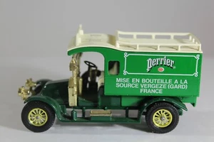 MATCHBOX Yesteryear Y25 1983 Renault Perrier Water Van 1910 Green England No Box - Picture 1 of 3
