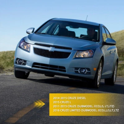 Luces de señalización montadas en el lado del parachoques delantero para Chevrolet Cruze 2014-2015 nuevas diésel Foto 1 de 4