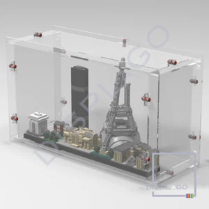 Wall Mounted Display Case for LEGO® Architecture #21044 Paris - Bild 1 von 1