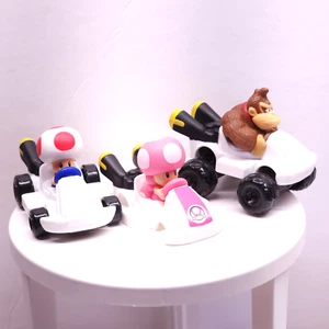 3 McDonald’s Happy Meal 2024 Mario Kart Donkey Kong, Pink & TOAD Nintendo Switch - Picture 1 of 4