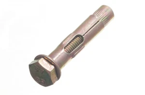 2 X Sleeve Anchor Hex Hexagon Head Rawl Typebolt Fixings M8 x M10 x 50mm - NEW O - Picture 1 of 1