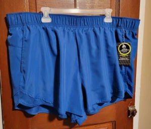 NWT Athletic Women's XXXL 22 Blue Core Running Lined Shorts - Picture 1 of 4