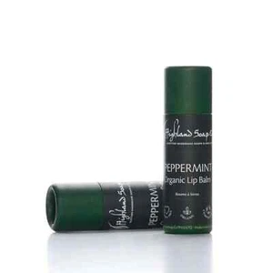 The Highland Soap Company Organic Peppermint Lip Balm 12ml - Picture 1 of 1