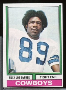 1974 Topps Football # 277 Billy Joe DuPree - Foto 1 di 2