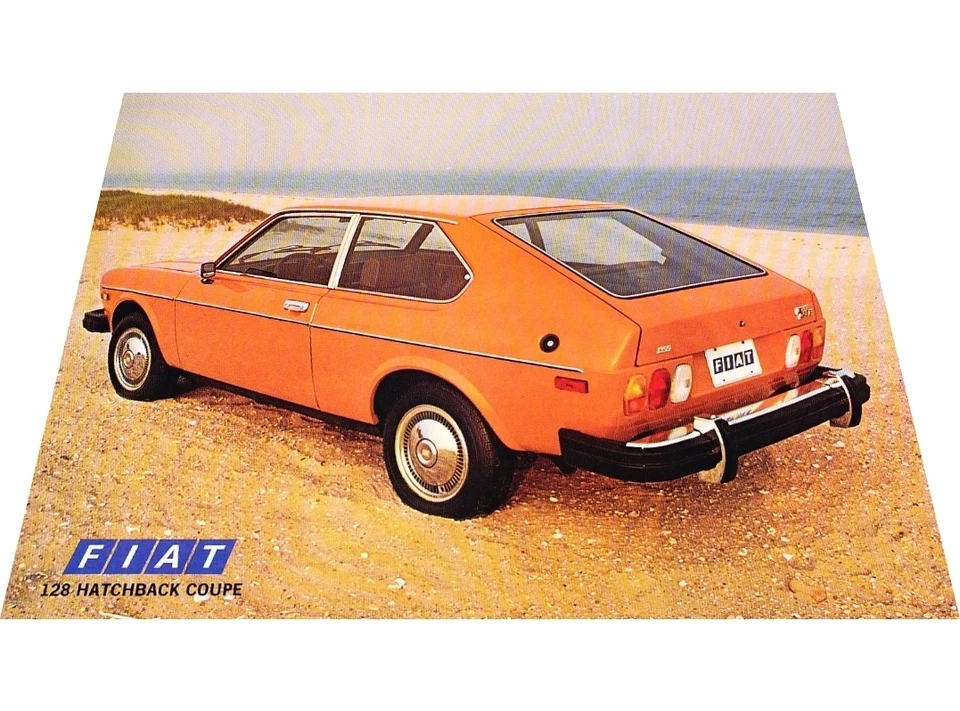 1978 Fiat 128 Hatchback Coupe Original 1-page Car Brochure Card Foto 1 de 1