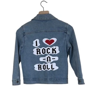 Peyton&Parker Rock Size 8 Children’s Denim Jean Jacket - Picture 1 of 9