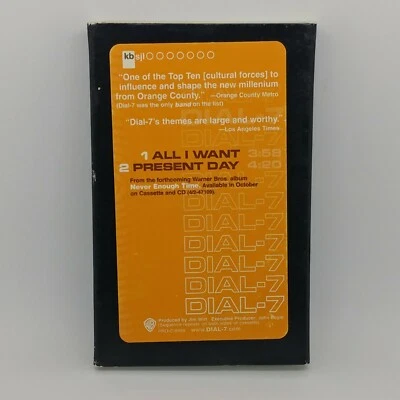 Dial-7 Cassette Single RARE W/ Slip SOAD Incubus TOUR Opening Band - Image 1 of 4