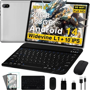 Tablet Android 14 Tablet 10 Pollici, 20GB RAM+128GB ROM (TF 1TB), 5G Wifi 6, Oct - Foto 1 di 12