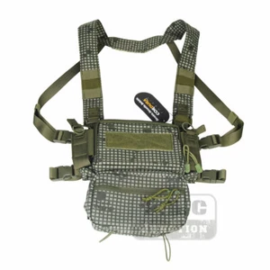 Desert Night Camo D3CRM Micro Chest Rig Tactical Modular Vest W/Dangler Pouch - Picture 1 of 6