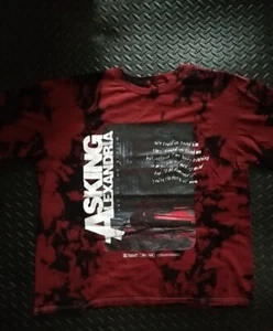 Camisa Asking Alexandria Stand Up And Scream 11 Aniversario Grande Roja Tie-Dye - Imagen 1 de 3
