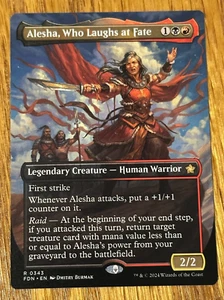 MTG Foundations, Alesha, Who Laughs at Fate - Borderless - Picture 1 of 1