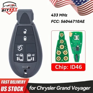 Smart Key for Chrysler Grand Voyager 2008-2013 Remote Fob 56046710AE/AF/AG ID46 - Picture 1 of 6