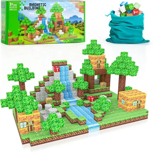 100 PIEZAS Bloques Magnéticos - Juguetes de Construcción para Niños Niñas 3+, Imán de Construcción para Niños Pequeños - Imagen 1 de 12