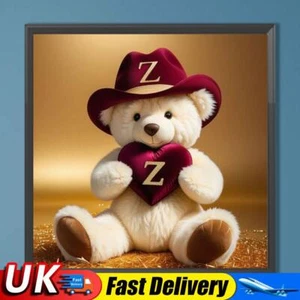 5D DIY Full Round Drill Diamond Painting Letter Z Kit Home Decor Art 40x40cm UK - Afbeelding 1 van 11
