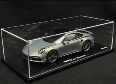 Spark Porsche 911 Turbo S Sonderwunsch 2022 Dealer LE992 Con Vetrina Scala 1/18 - Immagine 1 di 4