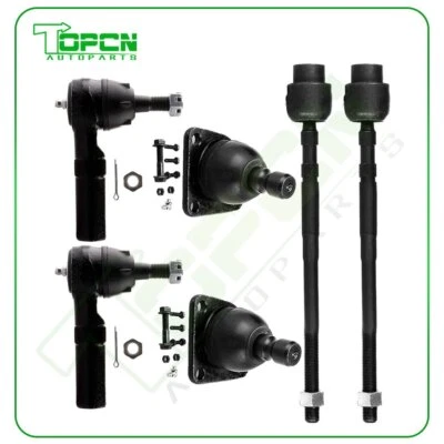 Fits 87-91 Oldsmobile Cutlass Cruiser Steering 6 Outer Inner Tie Rod Ball Joint - Image 1 of 4