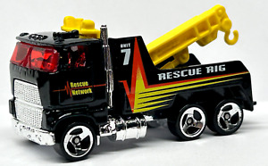 Hot Wheels RIG Wrecker Tow Truck (Black) N Mint/Loose