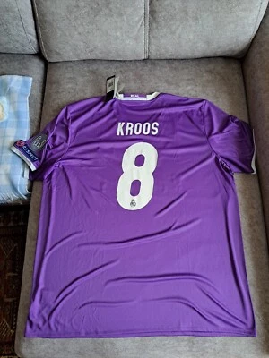 Camiseta Fútbol REAL MADRID Kroos  Bnwt AI5158 ADIDAS Original Football Shirt - Imagen 1 de 4