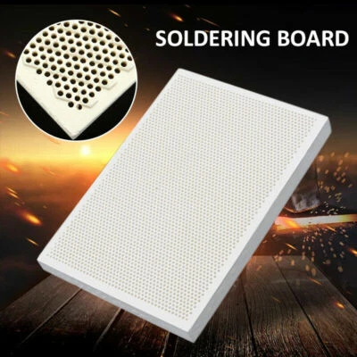 Placa de soldadura de panal de cerámica 135X95X13 mm placa de bloque joyeros a prueba de calor