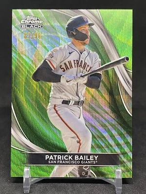 2024 Topps Chrome Black Green Wave Refractors #59 Patrick Bailey - Image 1 of 2