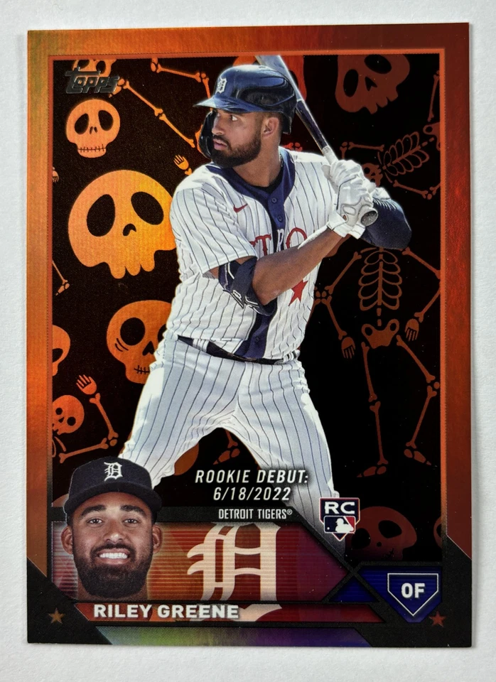 Riley Greene 2023 Topps Update #US298 Skeleton Foil 4/50  - Image 1 of 2