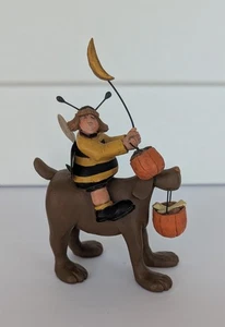 Williraye Studio Child Dressed As Bee Dog Pumpkin Figurine #WW 6008 Halloween - Picture 1 of 8