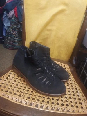 Botines Naot Nubuck Tejidos Recortados - Leviche - Gamuza Negra EE. UU. Talla 11 42 EUR Foto 1 de 4