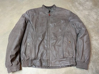 First Gear Leather Motorcycle Jacket Large Tall - Image 1 of 4