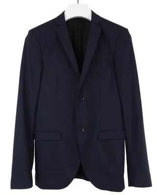 Blazer TIGER OF SWEDEN Angelico Jil Para Hombre IT 48 Azul Forrado Chal Solapa Lana Foto 1 de 4