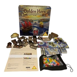 2013 Golden Horn Strategy Board Game By Piatnik (2-4 Players) 100% Complete VGC - Picture 1 of 13