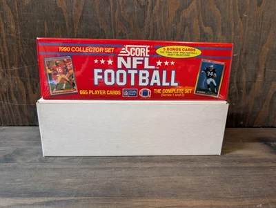 score nfl football 1990 collector set series 1 and 2 sealed - Image 1 of 3